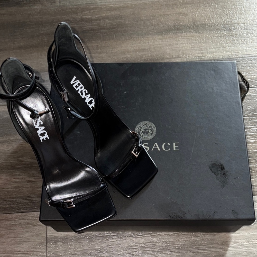 Versace Women's Black Sandals